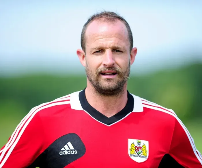 Framed Print : Bristol City FC: Louis Carey Kicks Off Pre-Season Training