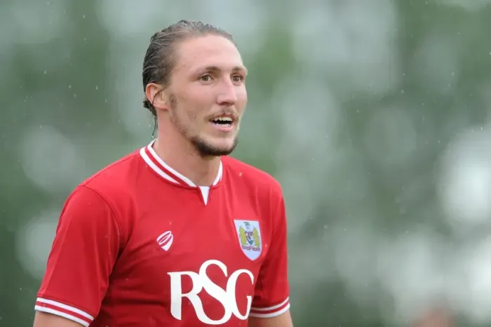 Framed Print : Bristol City FC: Luke Ayling Training at Brislington Stadium, 2015 Framed Print : Bristol City FC: Luke Ayling Training at Brislington Stadium, 2015