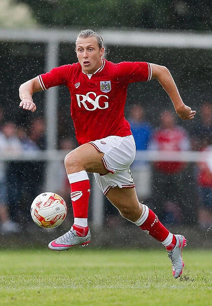 Bristol City FC: Luke Freeman in Preseason Action Against Brislington