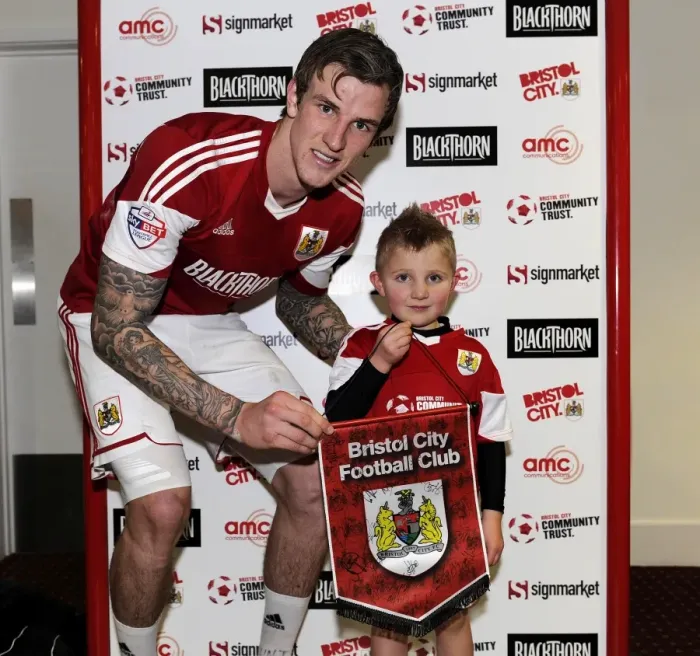 Framed Print : Bristol City FC: Man of the Match Presentation vs. Walsall (Dougie Allward / JMP, 12-26-2013)