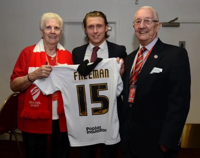 Framed Print : Bristol City FC: Man of the Match Presentation vs Swindon Town - 07.04.2015 Framed Print : Bristol City FC: Man of the Match Presentation vs Swindon Town - 07.04.2015