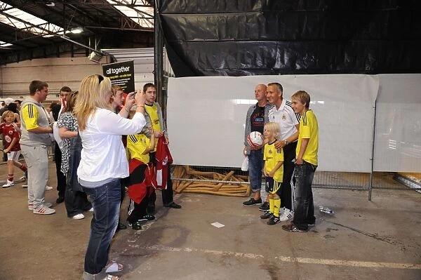 Bristol City FC: Manager Keith Millen Engages with Fans at Ashton Gate Open Day