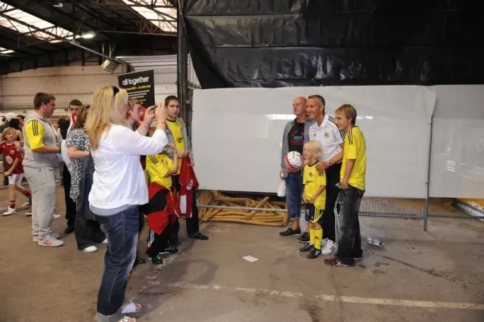 Framed Print : Bristol City FC: Manager Keith Millen Engages with Fans at Ashton Gate Open Day Framed Print : Bristol City FC: Manager Keith Millen Engages with Fans at Ashton Gate Open Day