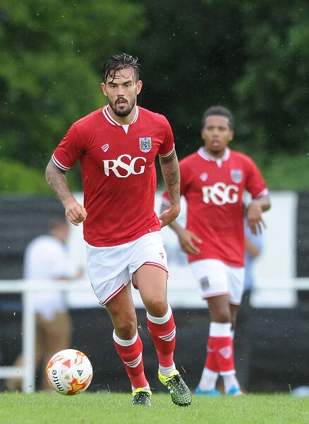 Bristol City FC: Marlon Pack in Action at Pre-Season Friendly, 2015