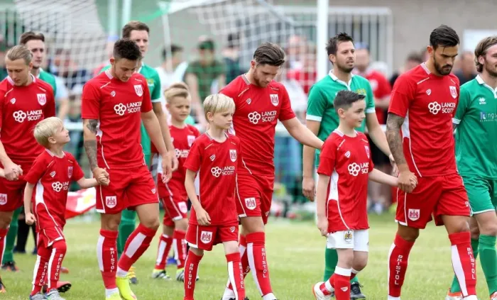 Framed Print : Bristol City FC: Marlon Pack, Wes Burns, Josh Brownhill Leading the Charge in Pre-Season Friendly Against Hengrove Athletic Framed Print : Bristol City FC: Marlon Pack, Wes Burns, Josh Brownhill Leading the Charge in Pre-Season Friendly Against Hengrove Athletic