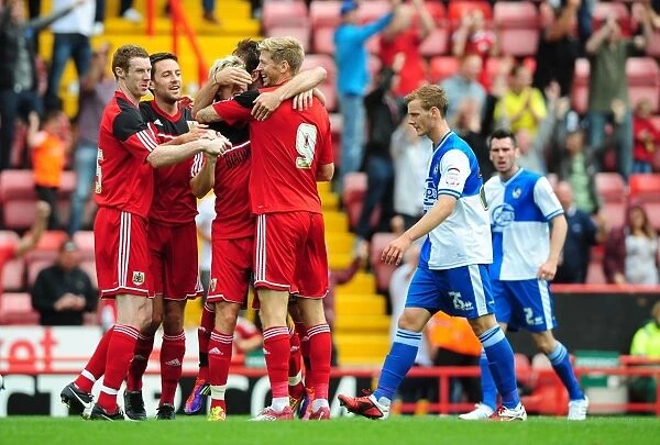 Bristol City FC: Martyn Woolford Scores the Goal in Louis Carey's Testimonial Match vs. Bristol Rovers (August 4, 2012)