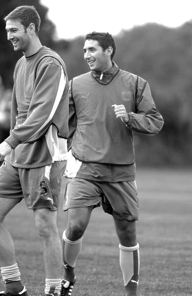 Bristol City FC: McCombe and Orr in Focus during 07-08 Training