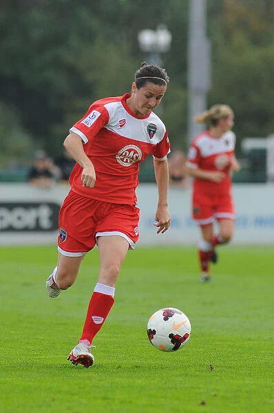 Bristol City FC: Natalia Pablos Sanchon in Action against Manchester City Ladies, SGS Wise Campus, 2014