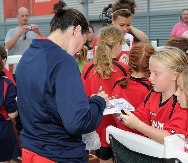 Bristol City FC: Natalia Pablos Sanchon Signs Autographs at Women's Super League Match vs Manchester City