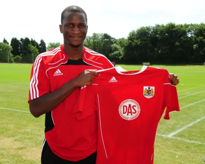 Framed Print : Bristol City FC: New Signing Kalifa Cisse Gears Up for the New Season at Intense Pre-Season Training Framed Print : Bristol City FC: New Signing Kalifa Cisse Gears Up for the New Season at Intense Pre-Season Training