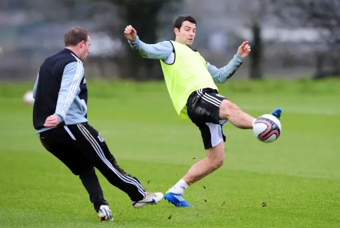 Framed Print : Bristol City FC: New Signing Richard Foster Joins Team Training at Memorial Stadium Framed Print : Bristol City FC: New Signing Richard Foster Joins Team Training at Memorial Stadium