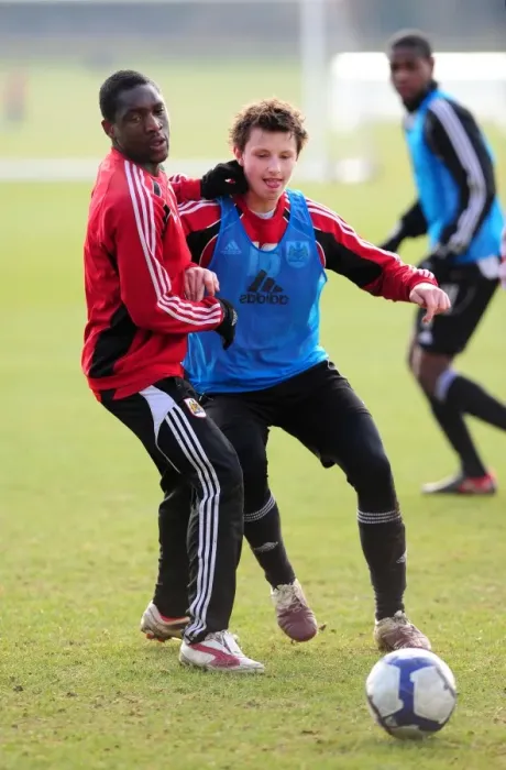 Framed Print : Bristol City FC: Nurturing Tomorrow's Talents - Academy Training 2010-11