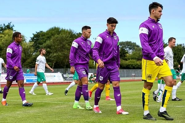 Bristol City FC: O'Dowda and Brownhill in Action against Guernsey FC (Pre-season Friendly, July 2017)