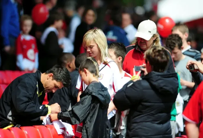 Framed Print : Bristol City FC Open Day: 09-10 - First Team Season Preview