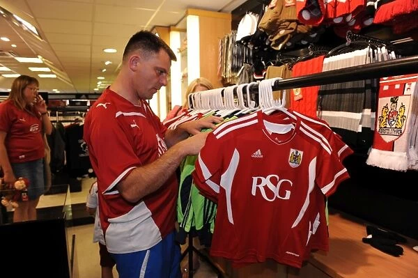 Bristol City FC: Open Day at Ashton Gate - Fans Unveil New Home Shirt in Npower Championship
