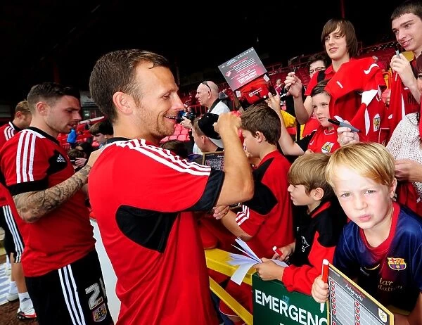 Bristol City FC Open Day: Paul Anderson and Jody Morris Meet and Greet Fans with Autograph Signing Session