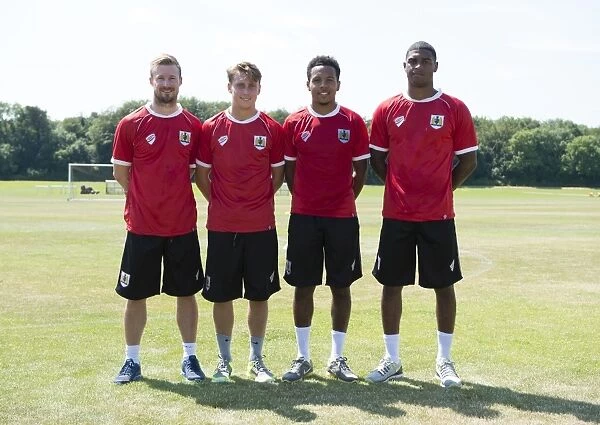 Bristol City FC Players: Wade Elliott, Luke Freeman, Korey Smith, and Mark Little Gear Up for the 2014-2015 Season
