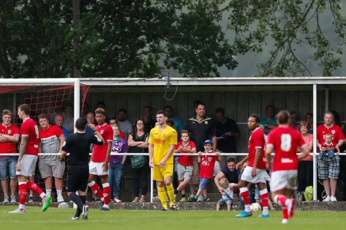 Framed Print : Bristol City FC: Pre-Season Community Match vs. Keynsham Town & Brislington - Fans in Action Framed Print : Bristol City FC: Pre-Season Community Match vs. Keynsham Town & Brislington - Fans in Action