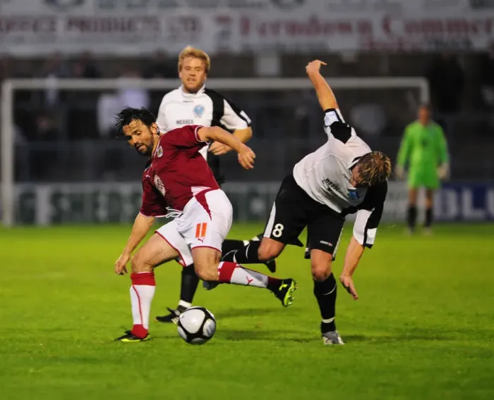 Framed Print : Bristol City FC: Pre-Season Friendly Against Dorchester (09-10) Framed Print : Bristol City FC: Pre-Season Friendly Against Dorchester (09-10)