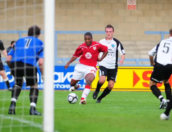 Framed Print : Bristol City FC: Pre-Season Friendly vs. Dorchester (Season 09-10)