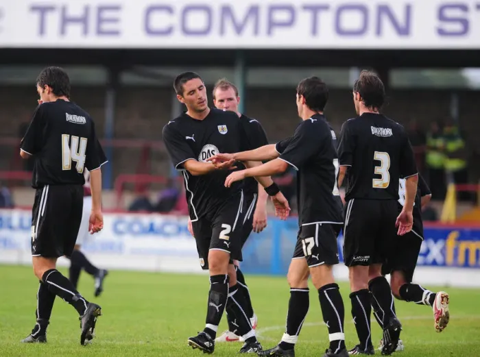 Framed Print : Bristol City FC: Pre-Season Friendly Against Weymouth (09-10) Framed Print : Bristol City FC: Pre-Season Friendly Against Weymouth (09-10)