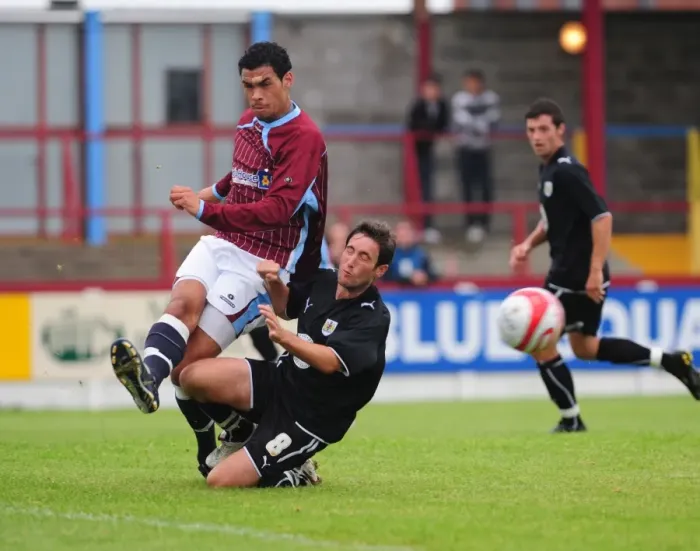 Framed Print : Bristol City FC: Pre-Season Friendly Against Weymouth (09-10)