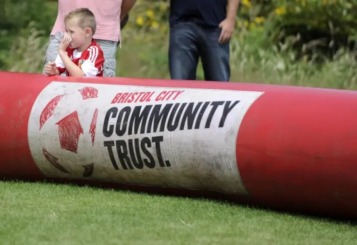 Framed Print : Bristol City FC: Pre-Season Training on Inflatable Pitch at Portishead Town Framed Print : Bristol City FC: Pre-Season Training on Inflatable Pitch at Portishead Town