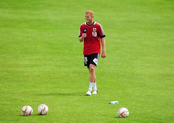 Bristol City FC: Ryan Taylor in Action during Pre-Season Training, July 2012