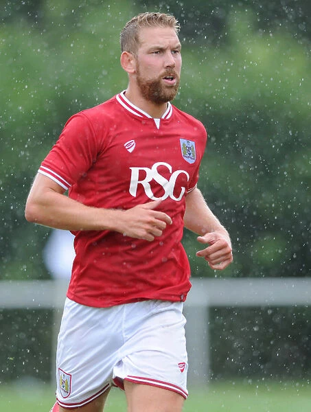 Bristol City FC: Scott Wagstaff in Action at Pre-Season Friendly, 2015