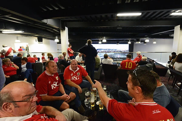 Bristol City FC: A Sea of Supporters at Ashton Gate's Sports Bar and Grill During the Sky Bet Championship Match Against Reading
