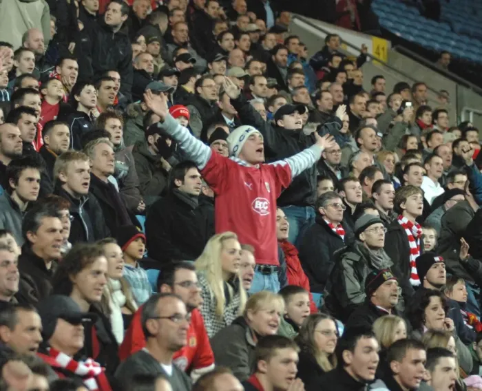 Framed Print : Bristol City FC: A Sea of Unified Passion - Fans in Full Force Framed Print : Bristol City FC: A Sea of Unified Passion - Fans in Full Force