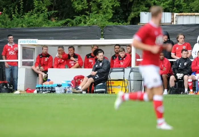 Framed Print : Bristol City FC: Steve Cotterill Gives Instructions during Pre-Season Friendly at Brislington Stadium (July 2015) Framed Print : Bristol City FC: Steve Cotterill Gives Instructions during Pre-Season Friendly at Brislington Stadium (July 2015)