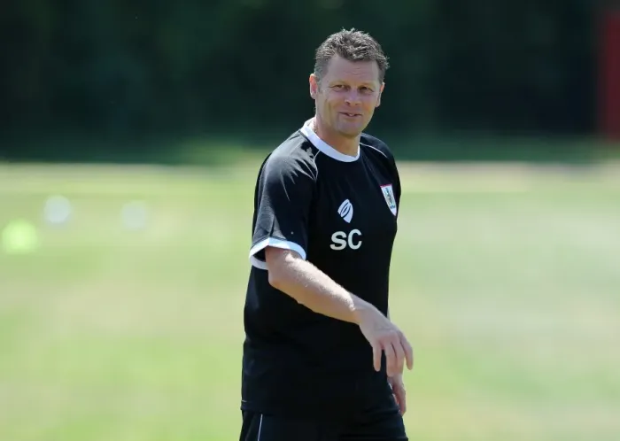 Framed Print : Bristol City FC: Steve Cotterill Leads First Pre-Season Training Session (Bristol City V Reading Preview: 24 / 07 / 2013) Framed Print : Bristol City FC: Steve Cotterill Leads First Pre-Season Training Session (Bristol City V Reading Preview: 24 / 07 / 2013)