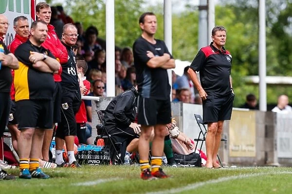 Bristol City FC: Steve Cotterill Observes Preseason Match Against Keynsham Town