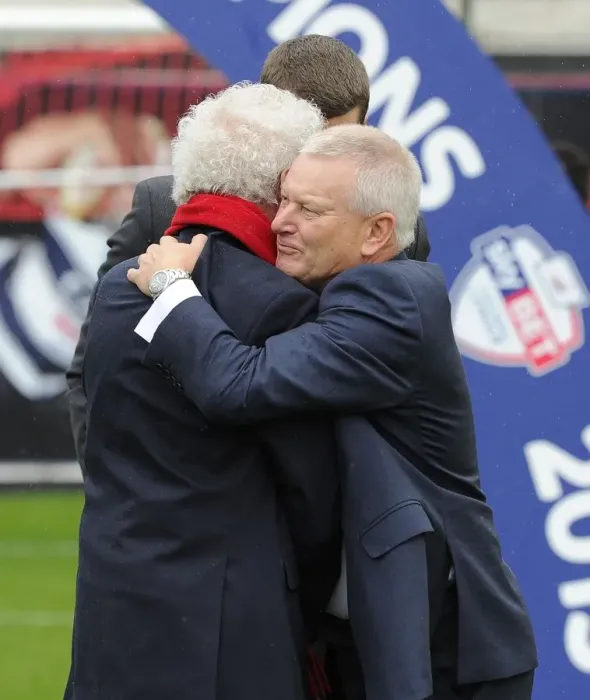 Framed Print : Bristol City FC: Steve Lansdown, Keith Dawe, and Jon Lansdown Celebrate Promotion to Sky Bet League One