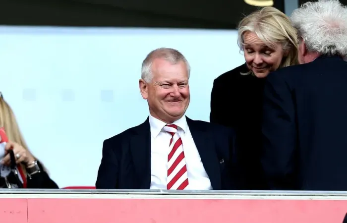 Framed Print : Bristol City FC: Steve Lansdown at Ashton Gate during Bristol City vs Queens Park Rangers, Sky Bet Championship Match, 2017