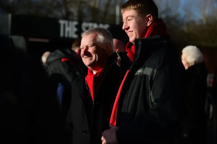 Framed Print : Bristol City FC: Steve Lansdown Meets Fans at Ashton Gate During Bristol City vs. Reading Match, 2017