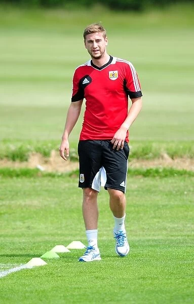 Bristol City FC: Steven Davies at Pre-Season Training, June 2013