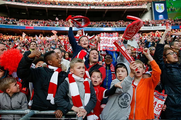 Bristol City FC: Triumphant Fans Celebrate 2-0 Win and Football League Trophy Victory at Wembley Stadium