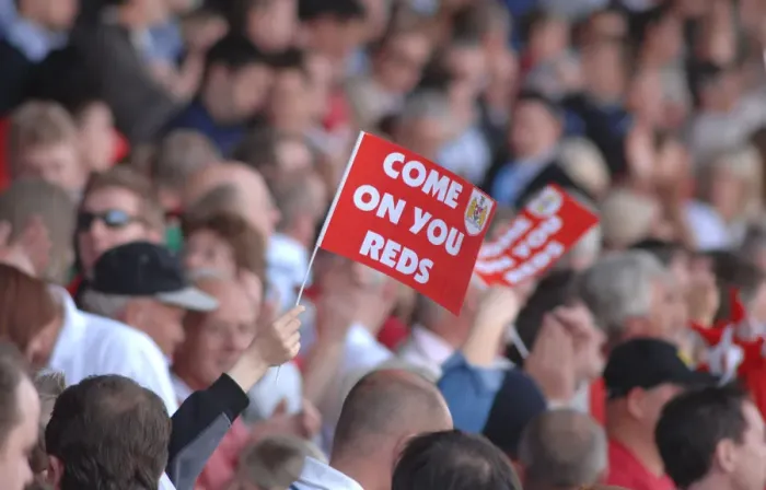 Framed Print : Bristol City FC: Uniting Fans in the Euphoria of Promotion