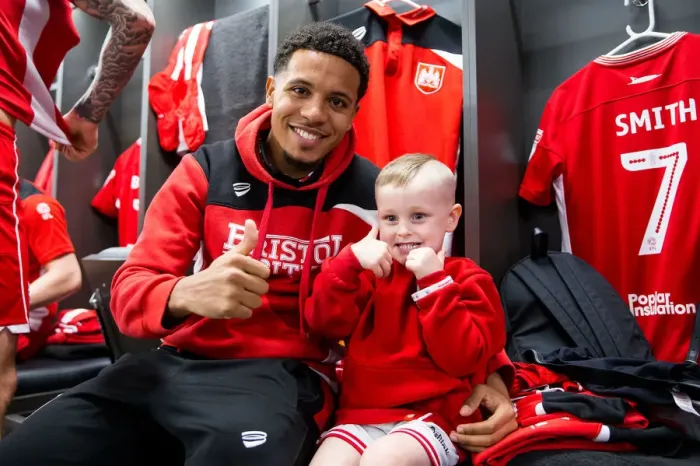 Framed Print : Bristol City FC: Uniting Mascots and Players in the Dressing Room Framed Print : Bristol City FC: Uniting Mascots and Players in the Dressing Room