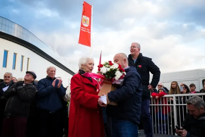 Framed Print : Bristol City FC: Unveiling of John Atyeo's Legendary Statue at Ashton Gate