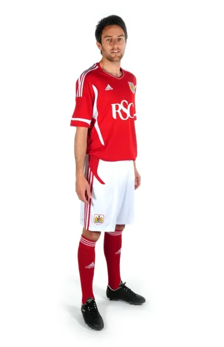 Framed Print : Bristol City FC: Unveiling the New Kit for Season 11-12 Framed Print : Bristol City FC: Unveiling the New Kit for Season 11-12