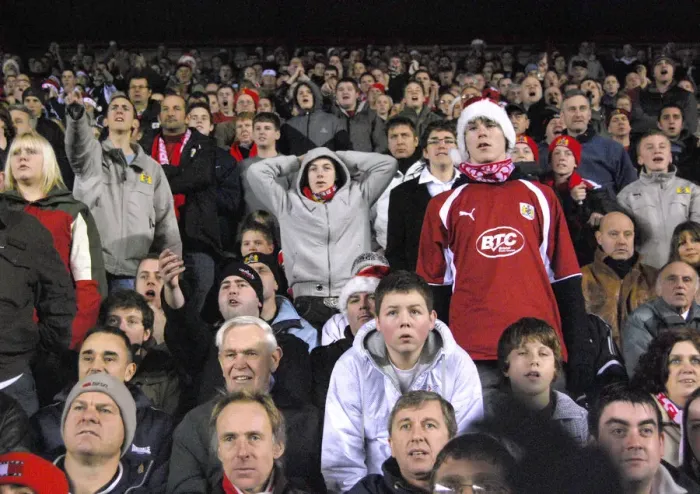 Framed Print : Bristol City FC: Unwavering Passion of the Dedicated Fans