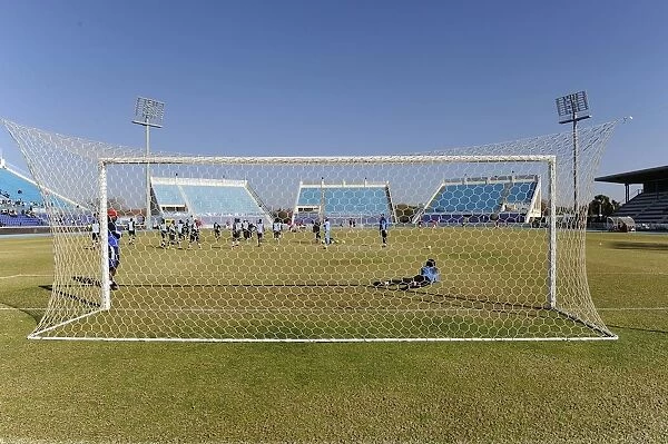Bristol City FC vs. Extension Gunners: Football Rivalry at Botswana National Stadium (July 2014)
