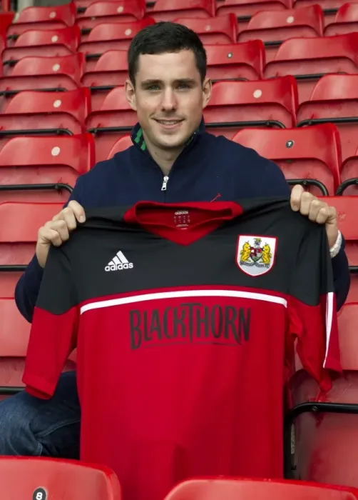 Framed Print : Bristol City FC Welcomes New Signing Greg Cunningham Ahead of Pre-Season Training
