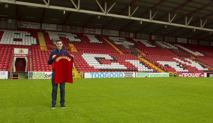 Framed Print : Bristol City FC Welcomes New Signing Greg Cunningham Ahead of Pre-Season Training Framed Print : Bristol City FC Welcomes New Signing Greg Cunningham Ahead of Pre-Season Training