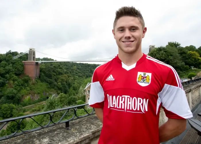 Framed Print : Bristol City FC: Wes Burns at Avon Gorge - Football Team Head Shots Framed Print : Bristol City FC: Wes Burns at Avon Gorge - Football Team Head Shots