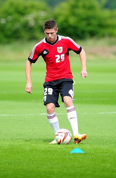Bristol City FC: Wes Burns at Pre-Season Training (June 2013)