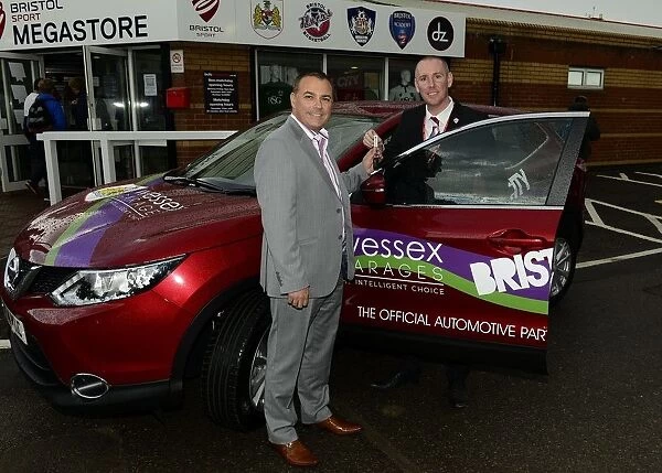 Bristol City FC: Wessex Garages Hand Over Sponsored Car Keys Ahead of Leyton Orient Match